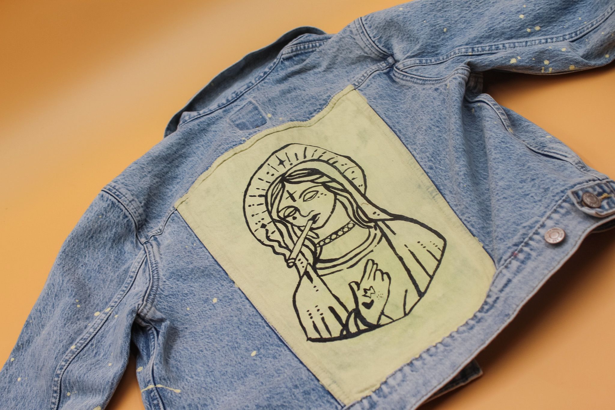 Hand Painted Jean Jacket
