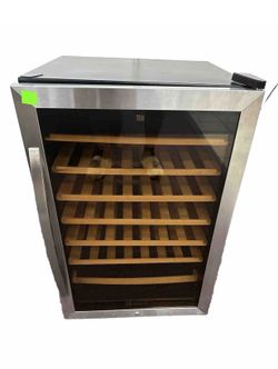 Allavino 48 Bottle Wine Cooler Stainless Refrigerated Cooler Free Standing