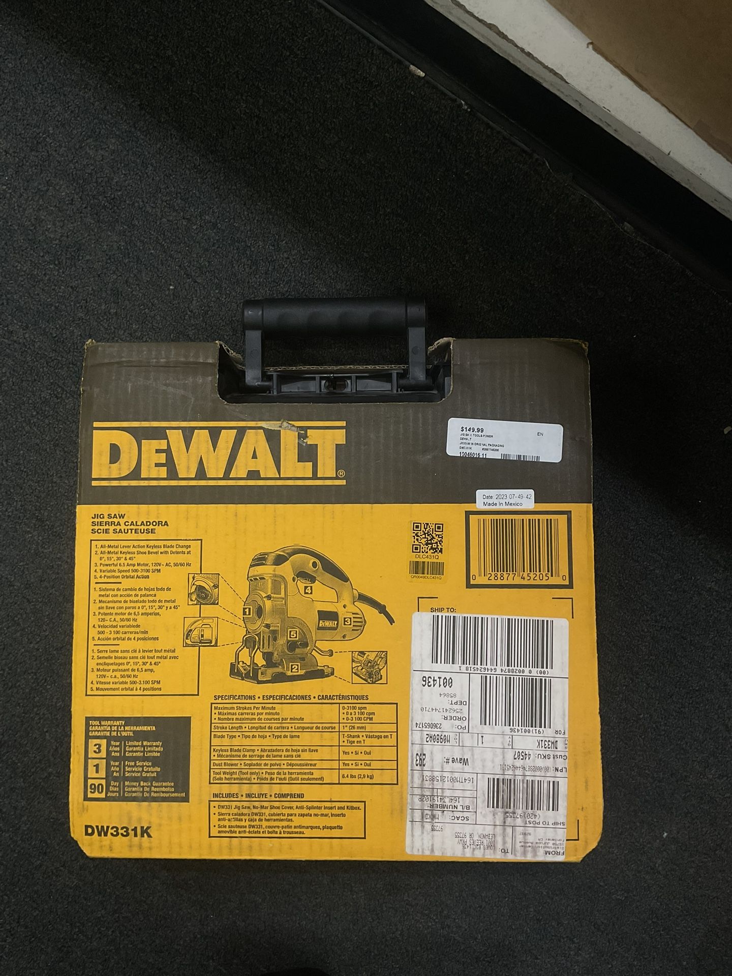 Dewalt Jig Saw
