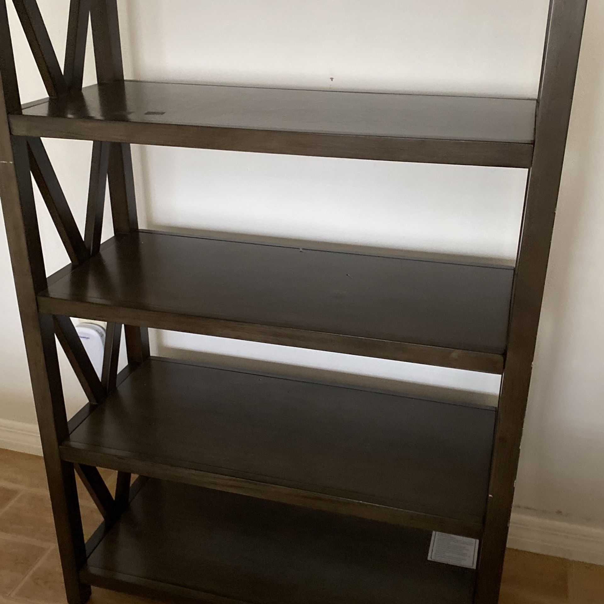 Brown Wood Bookcase
