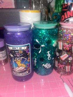 20 oz snowglobe cups