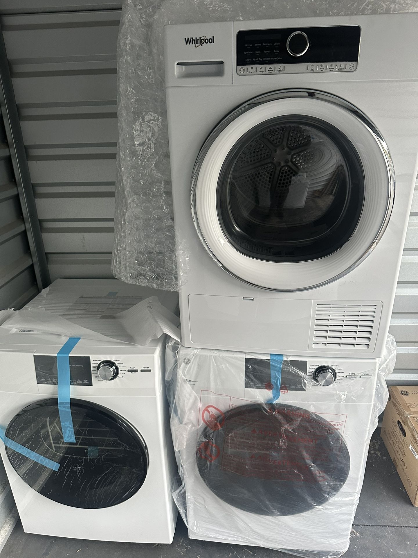 24 Inch Brand New Electric Dryers 240v