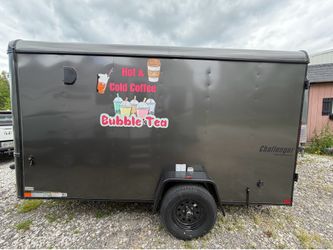 Coffee and boba  trailer for sale