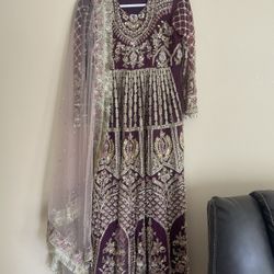 Pakistani/Indian Wedding Dress - Frock Two Piece