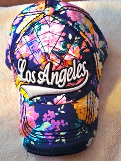L.A. Ball Cap: NEW, Never Worn. Perfect Condition, with Raised Embroidery Stitching. Lots of Colors to Match Everything!