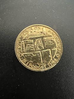 ✨ 22KT Rare United Charity Institutions Of Jerusalem Souvenir Token