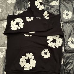 Black/White Denim Tears Hoodie