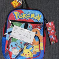 Back Pack For Kids Pokémon New 