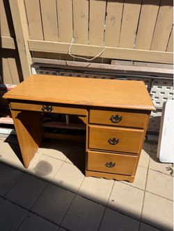 Wood desk