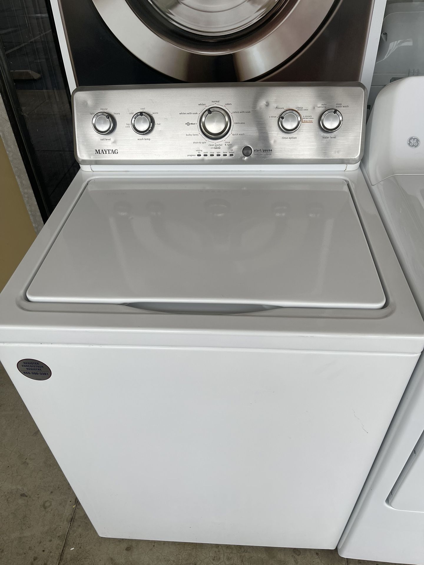 Maytag Auto Sensing Washer In Excellent Condition 