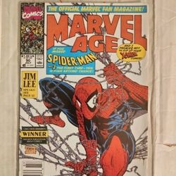 Marvel Age # 90. Todd McFarlane Art