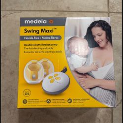 NEW Medela Swing Maxi Hands-free, On The Go Double Electric Breast Pump