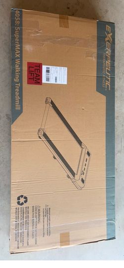 Exerpeutic SuperMax 400 lbs. Capacity Walking Treadmill (Model 4058)