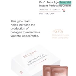 Brand New Farmasi Age REVERSIST Instant Perfecting Cream