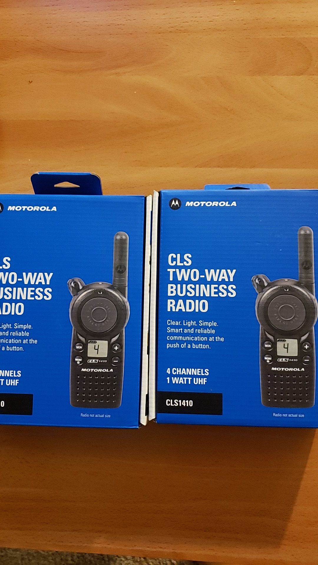 Motorola 2-way business radio . (Walkie talkie). Brand new in box