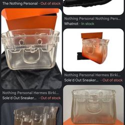 Nothing Personal Birkin Bag Flower Vase 