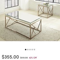 Mirrored Coffee Table
