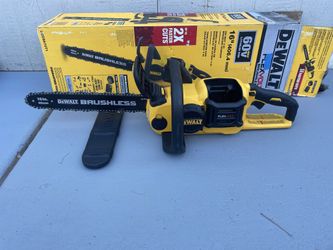 DEWALT 60V MAX 16in. Brushless Battery Powered Chainsaw, (Tool Only)