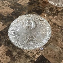 Vintage Glass Candy Dish