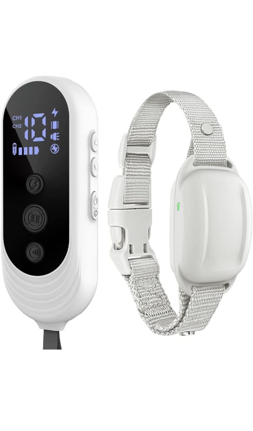 Dog Shock Collar,Dog Anti Bark Collar with Remote,Training E-Collar for Large, Medium, Small Dogs