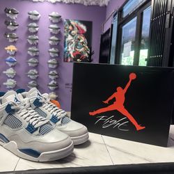 Jordan 4 Military Blue 