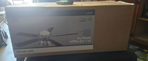 52in LED Hugger Ceiling Fan