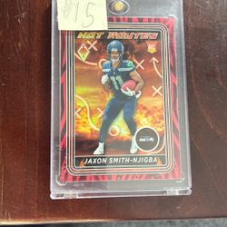 Jaxson Smith Njigba #199 Rookie Football Card. 