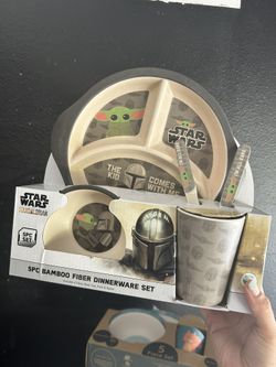 Mandalorian Kids Plate Set 