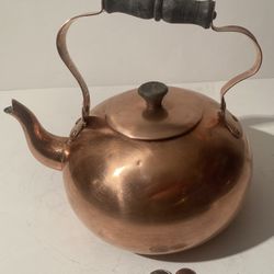 Vintage Copper Teapot Kettle