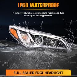 NEW Driver Side Headlight Assembly - 2015-2017 Hyundai Sonata
