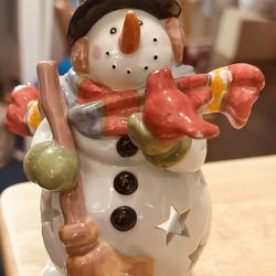 Vintage Ceramic Snowman