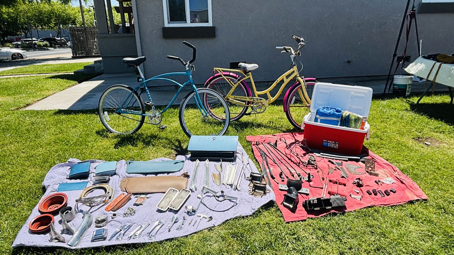 Vintage bikes, Classic Car Parts, And More