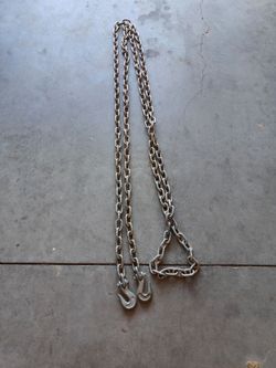 Heavy Duty Tow Chain with Hooks