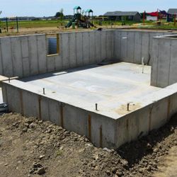 Concrete foundation And Excavation 