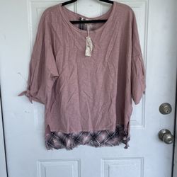 Mustered Women Top Shirt Size L