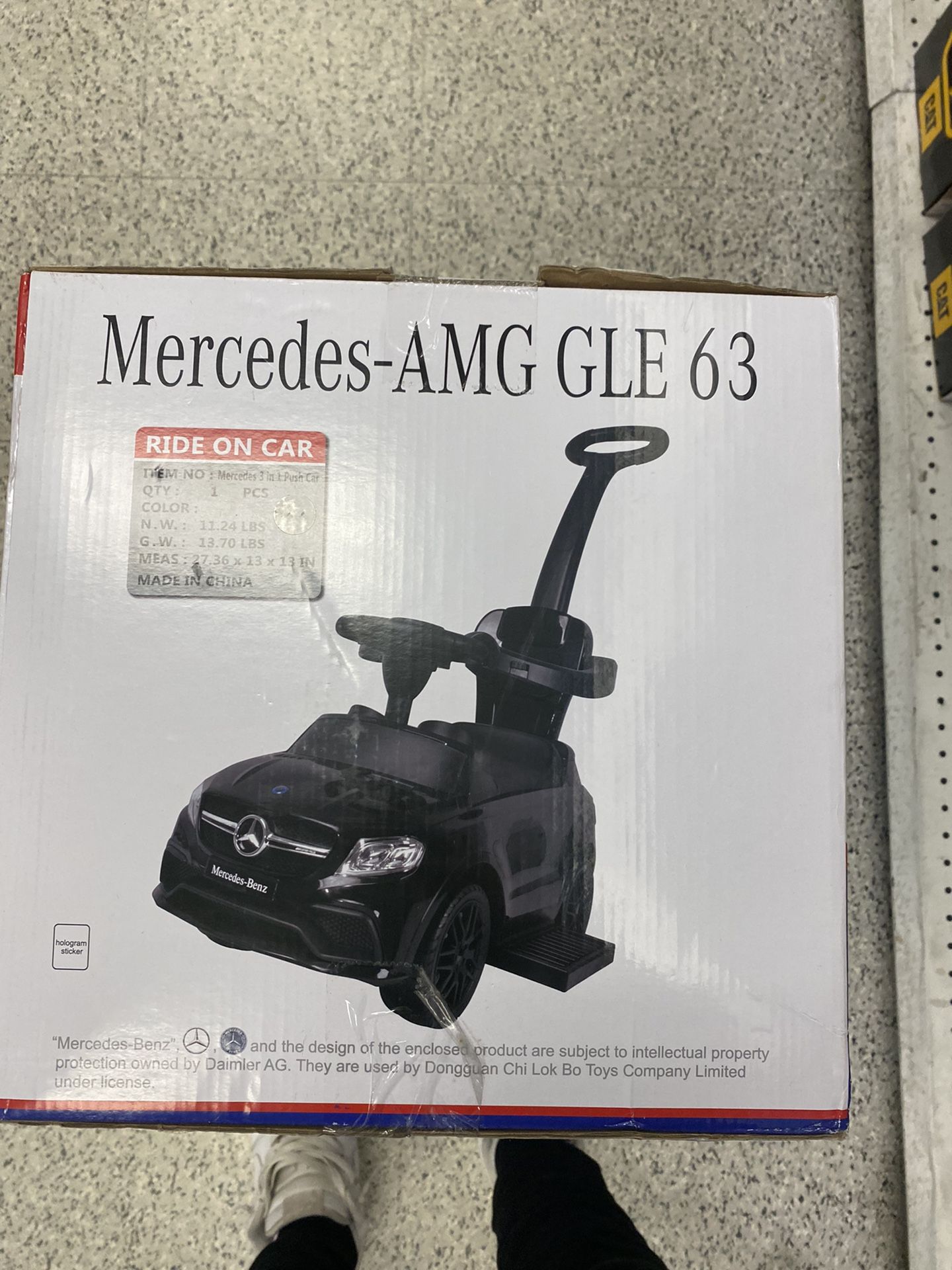 Mercedes amg gle 63 push car 2025