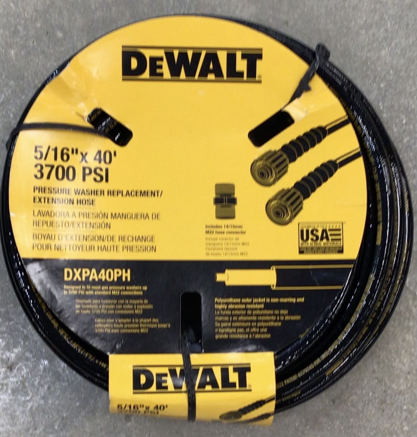 Dewalt pressure washer extension hose deals