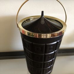  Lustro Ware MCM Ice Bucket-Wine Chiller Mid Century Modern Brand New 