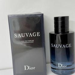 Sauvage Eau De Parfum Cologne 3.4 oz / 100 ml EDP Spray Authentic Christmas Gift