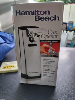 🥫 Hamilton Beach Electric Can Opener – Stainless Steel | With Box