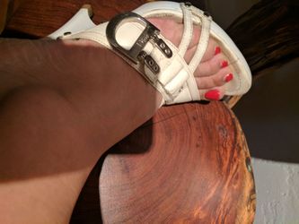 Used Christian Dior wedge pumps