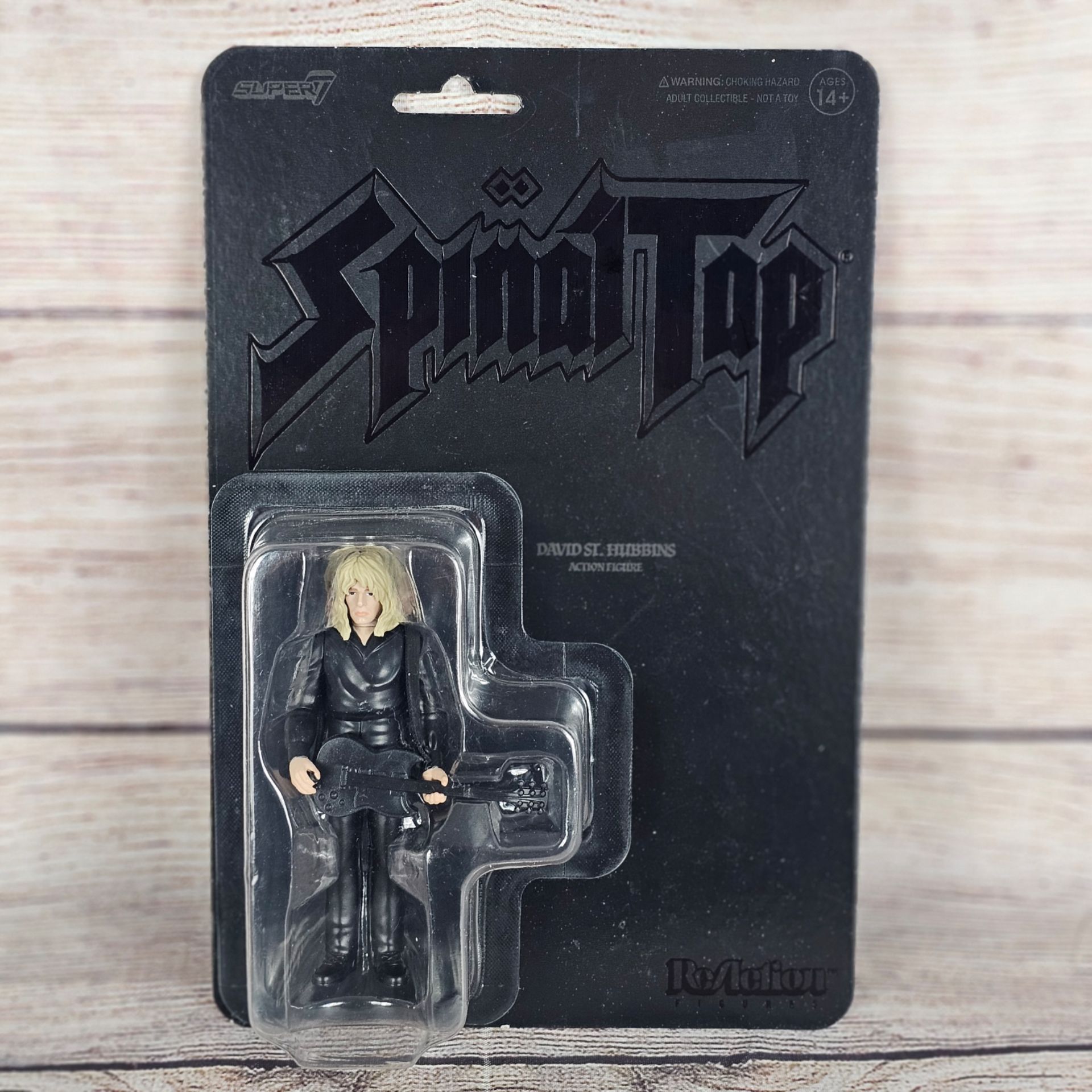 Super7 Spinal Tap Reaction Figures Wave 02 Derek St. Hubbins None More Black NEW