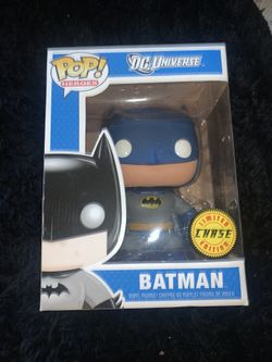 RARE BATMAN 9 Inch FUNKO POP CHASE !! Read Desc!! 