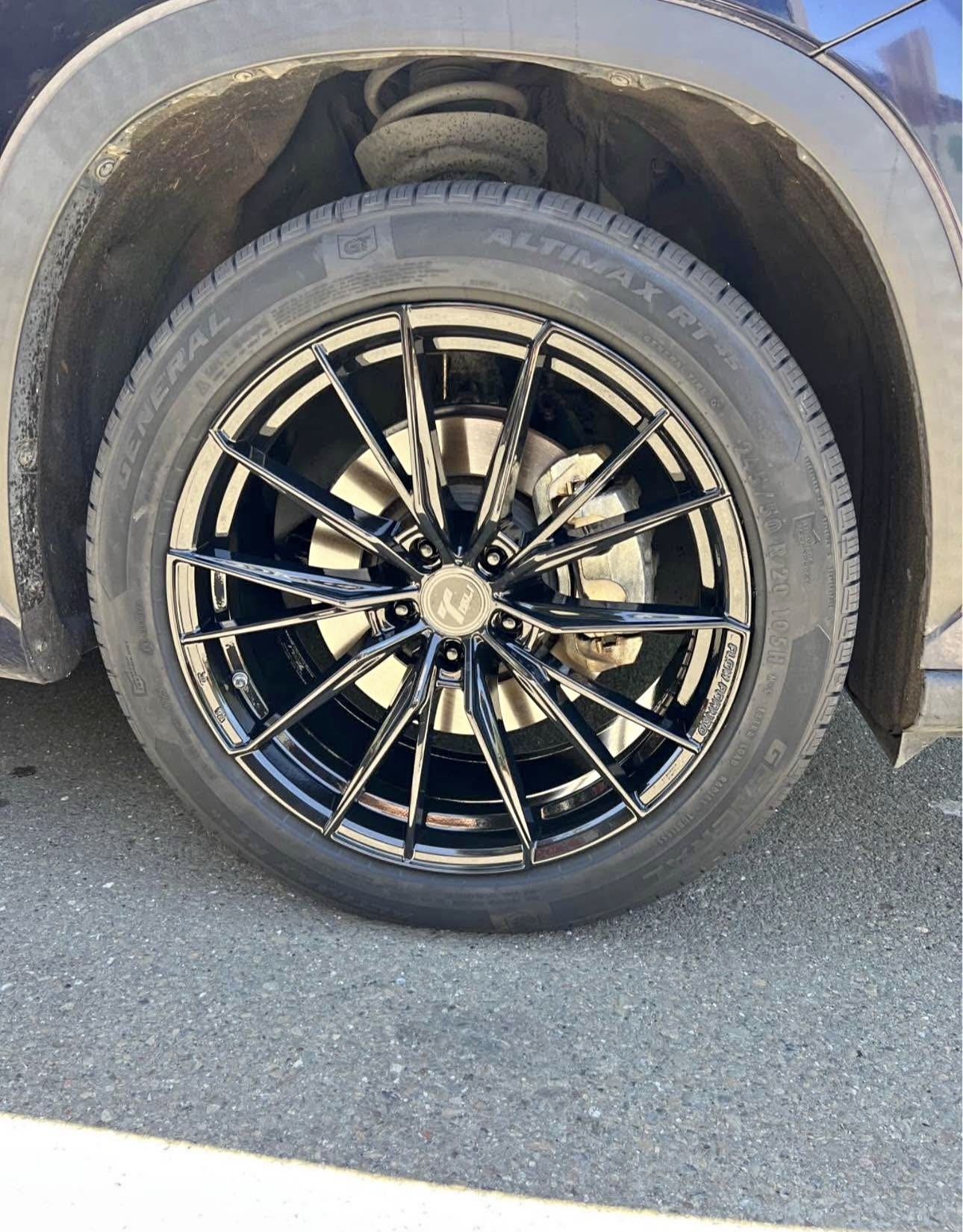 New Wheels & Tires Package Deal, 20" Wheels 245/50R20 General Altimax RT45 Tires WE FINANCE