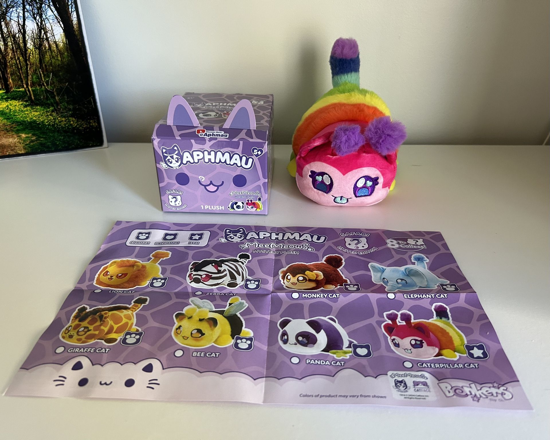 Aphmau Mystery Meemeows Safari Rainbow Caterpillar 