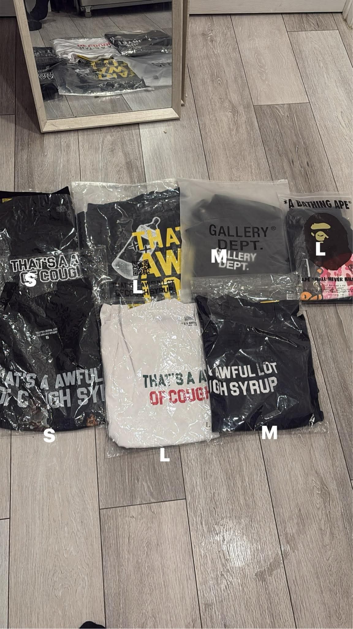 Cough Syrup And Bape Shirts