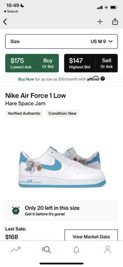 Nike Air Force 1 Low Hare Space Jam