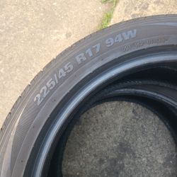 Tires Size 225/45/17