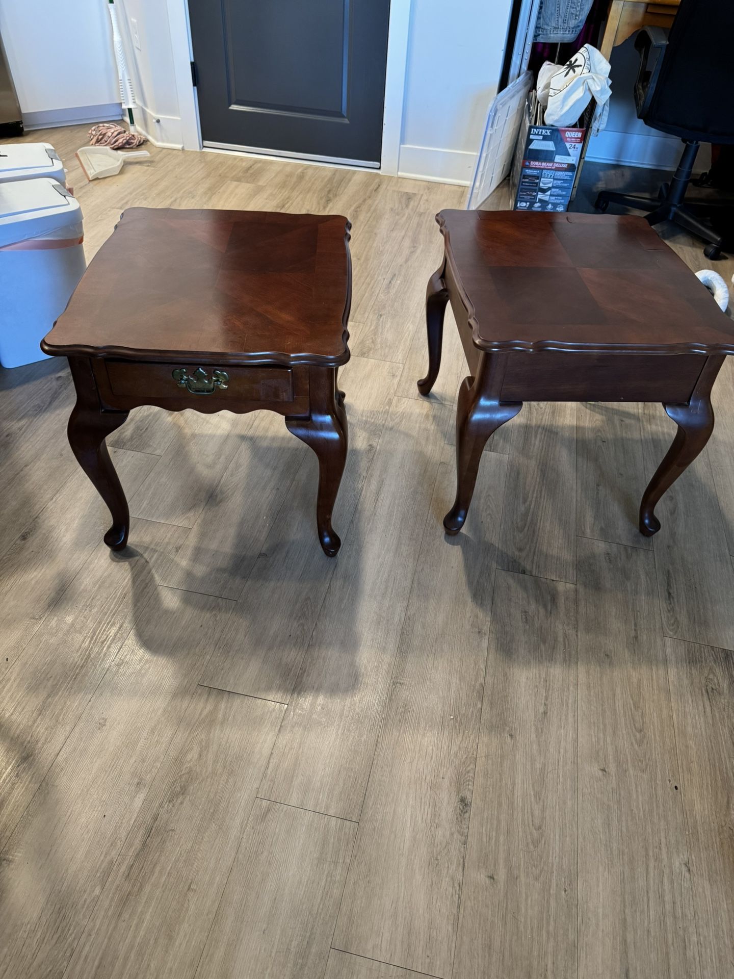 Vintage Wooden End Tables