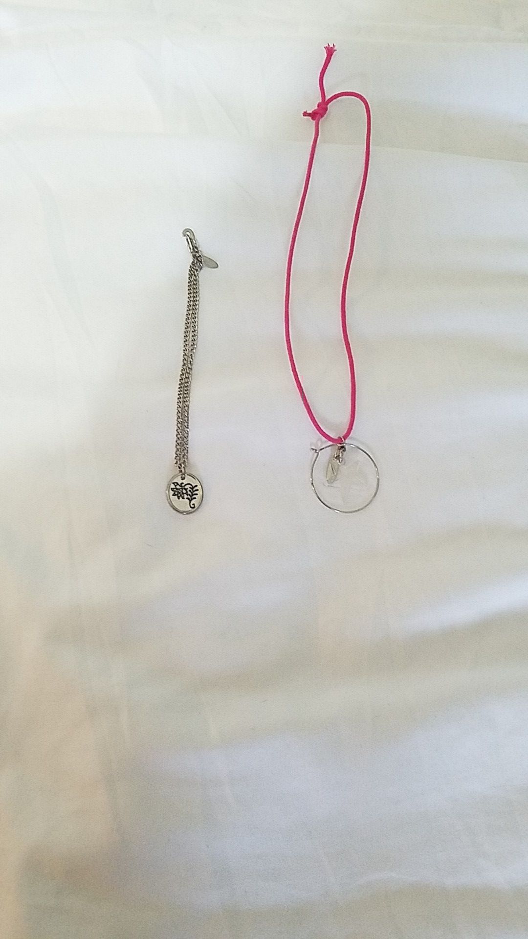 Two American girl doll necklaces